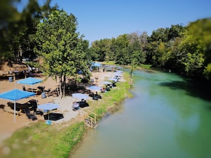 Property grounds - #I Son's Blue River Camp - Glamping Cabin w/ 2 Queen Beds (Kingsbury)