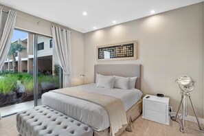 4 bedrooms, iron/ironing board, WiFi, bed sheets