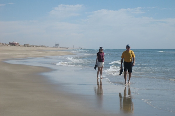 Una spiaggia nelle vicinanze
