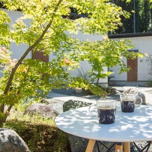 Outdoor dining - Hanare Ohka (Yamaga)