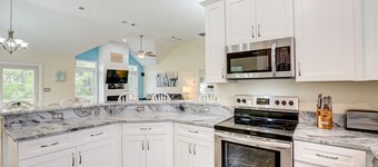 Dreamy Coastal Escape W/ Private Pool & Hot Tub, Two Decks, & Game Room