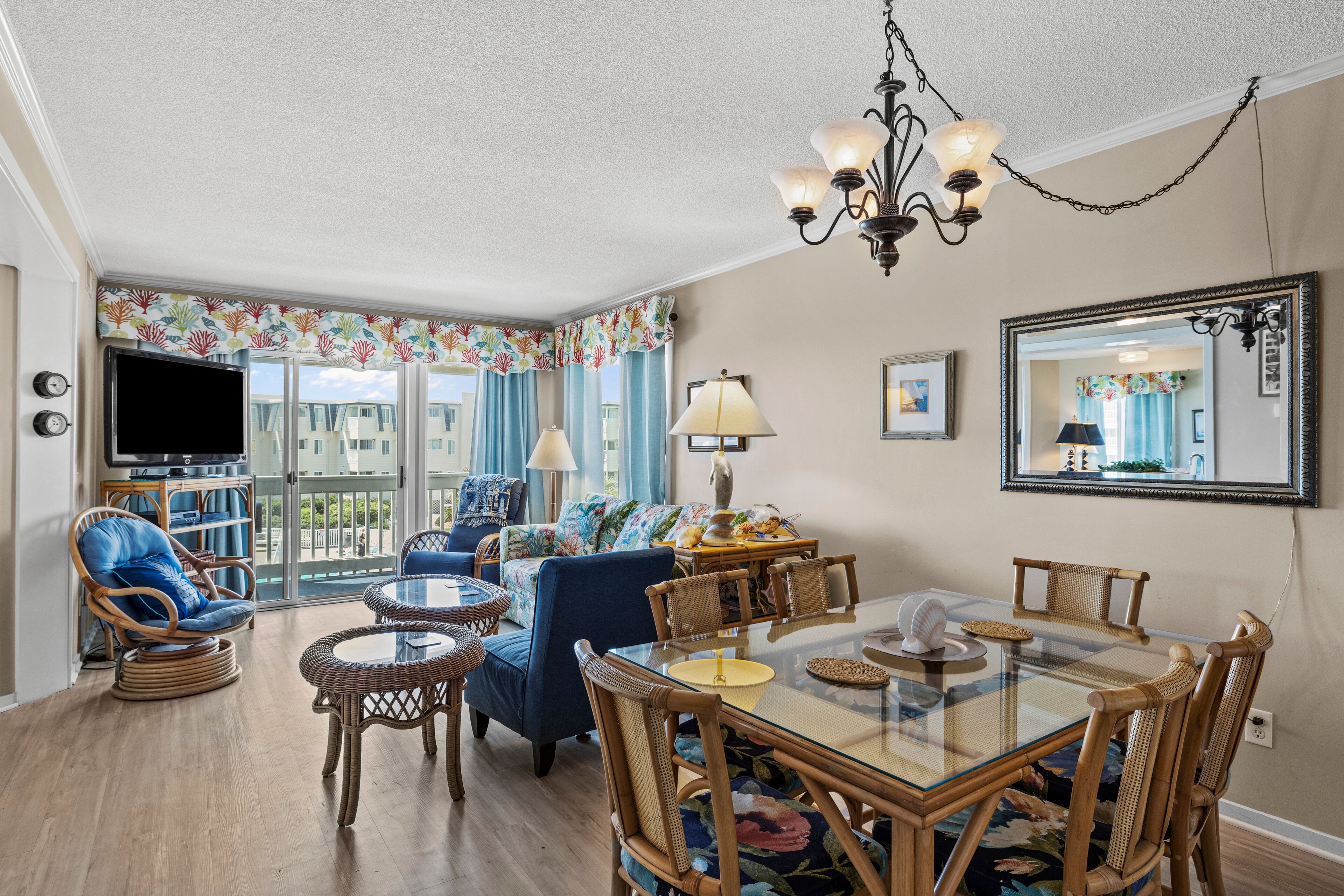 Ocean View Courtyard Condo with Balcony & Shared Pools/Hot Tub/Putt-Putt/Tennis