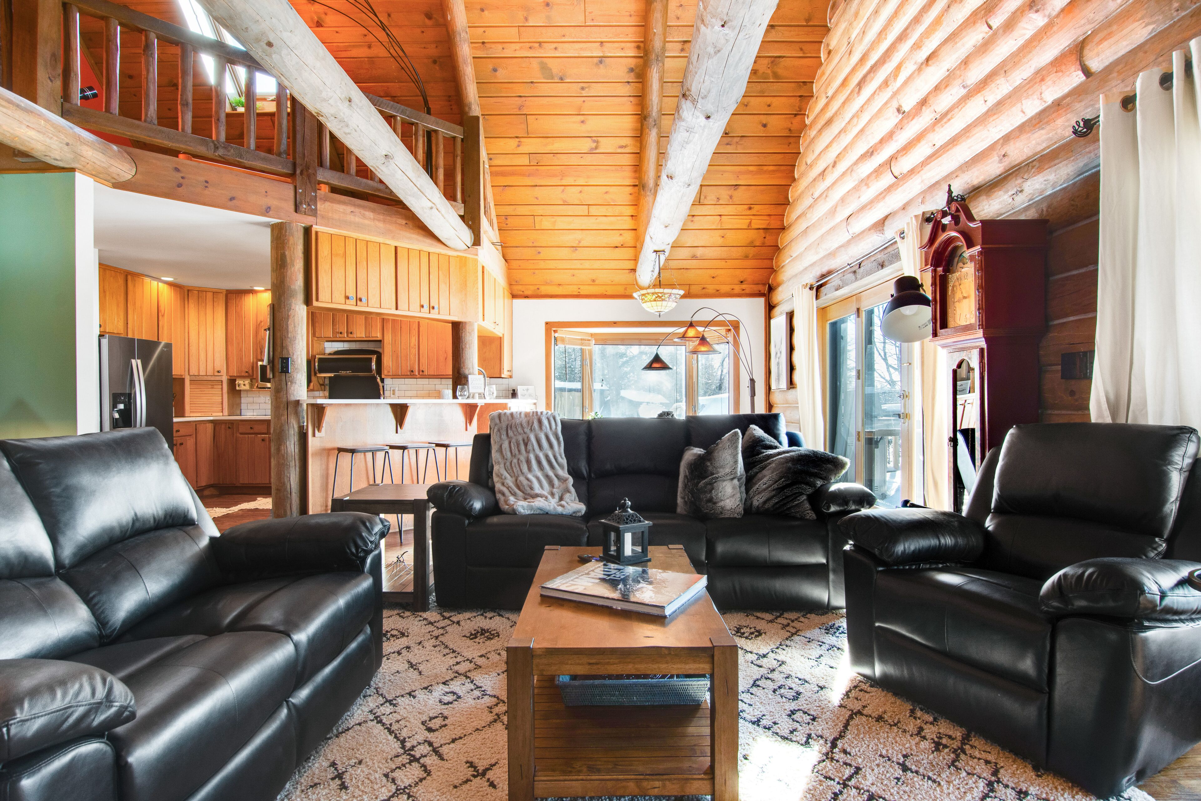 TV, fireplace, video games