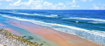 Fabulous oceanfront home with ocean view, WiFi, washer/dryer, & central AC