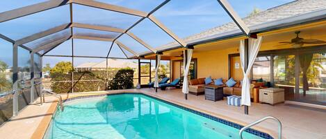 Una piscina climatizada