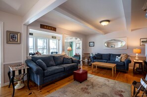 Smart TV - Oceanfront home with private deep water dock on Harmon Harbor, Georgetown, ME (Georgetown)