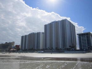 On the beach