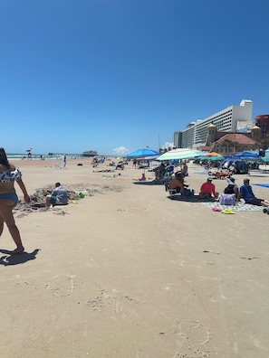On the beach