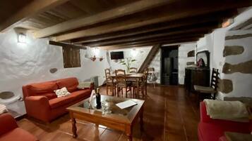 TV, DVD player, stereo