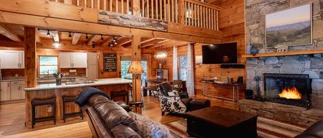 TV, peis og bĆøker