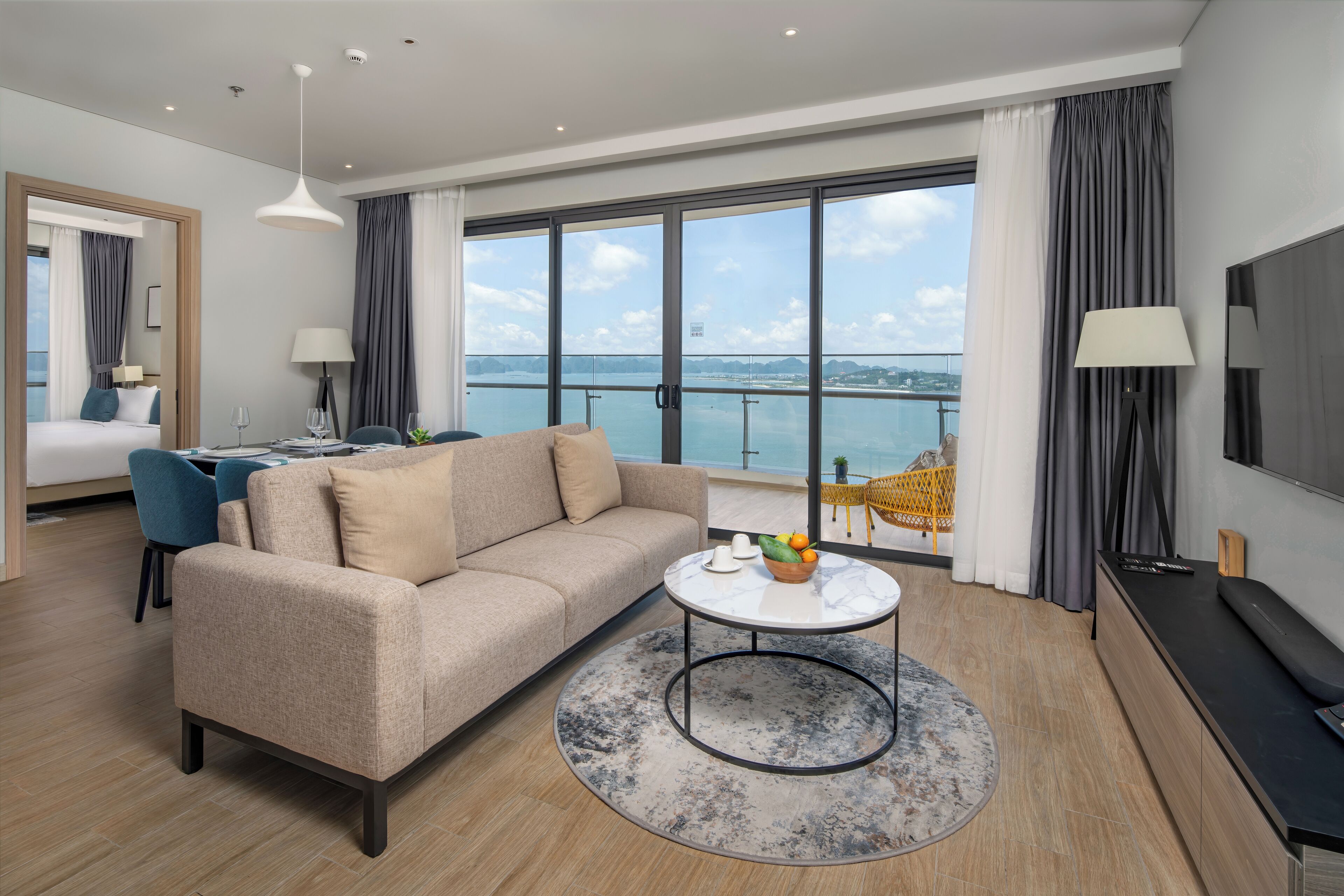 Vue depuis l’hébergement