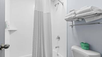 Standard Room, 2 Queen Beds, Non Smoking | In-room safe, blackout drapes, soundproofing, iron/ironing board