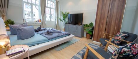 1 soverom, strykejern/-brett, reiseseng for barn og wi-fi (inkludert)