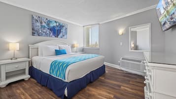 Een strijkplank/strijkijzer, gratis wifi, beddengoed