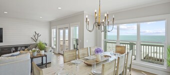 Beach Beacon: Gorgeous Beachfront Home, Private Pool, Pet Friendly, Sleeps 24