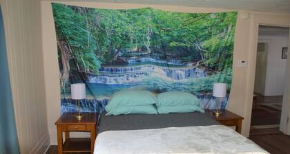 Sanctuary Woodland Guest House, located next to the conservation area!