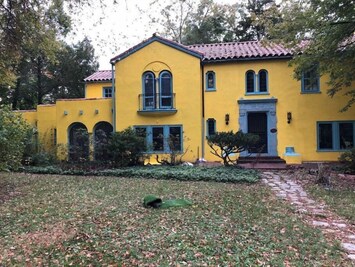 Left front side of the Spanish Villa