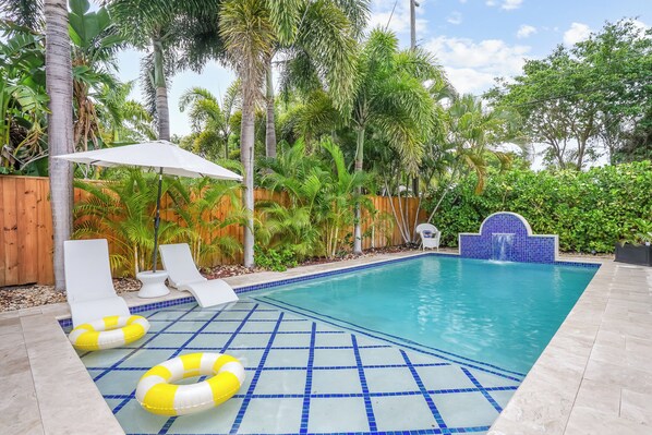 Außenpool, beheizter Pool