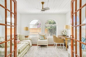 TV connectée, cheminée