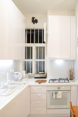 Fridge, microwave, oven, stovetop - Sweet modern spot close to city center (Zagreb)