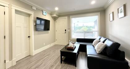 New two-bedroom legal suite with parking