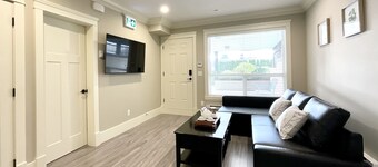 New two-bedroom legal suite with parking