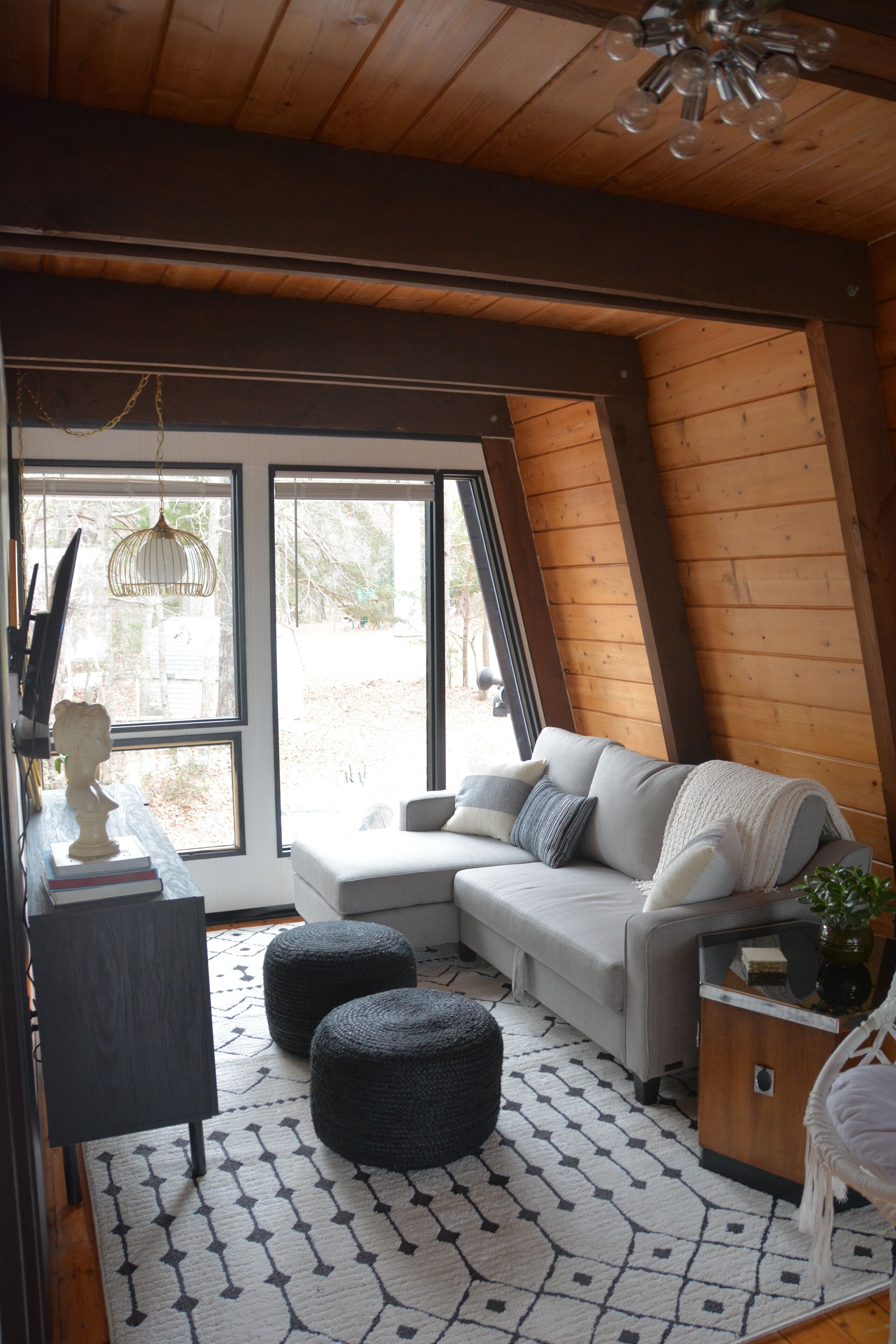 TV connectée, cheminée