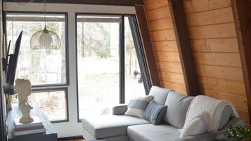 TV connectée, cheminée