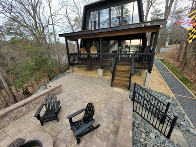 Vintage Waterfront A Frame- Hideaway On The Bay