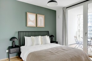 1 sovrum, strykjärn/strykbräda, wi-fi och sängkläder