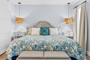 2 makuuhuonetta, työpöytä, vauvan matkasänky, ilmainen Wi-Fi