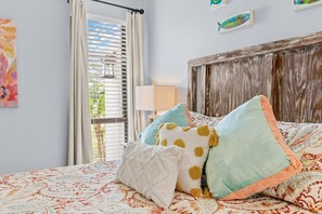 2 bedrooms, desk, travel crib, free WiFi