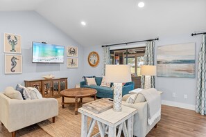 Smart-TV og stereoanlegg