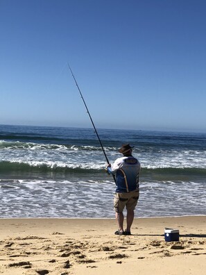 Tæt på stranden