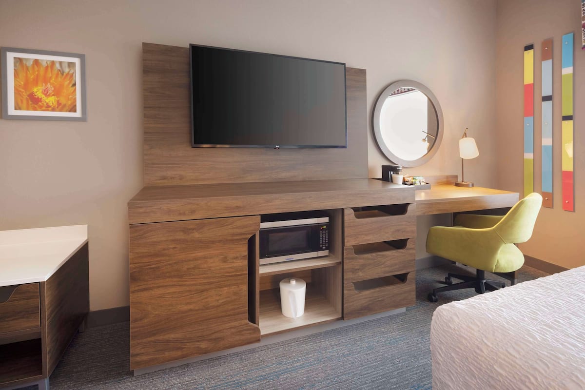 in-room safe, desk, iron/ironing board, bed sheets