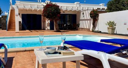 Beautiful Villa with a private heated pool and roof terrace.