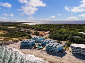 Exterior - Beachfront Condo, Steps to the Ocean! (Kure Beach)