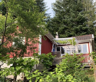 Swedish cottage house at the west coast
