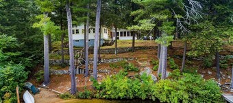 Waterfront camp on quiet part of Lake Winnisquam, dog-friendly, w/dock