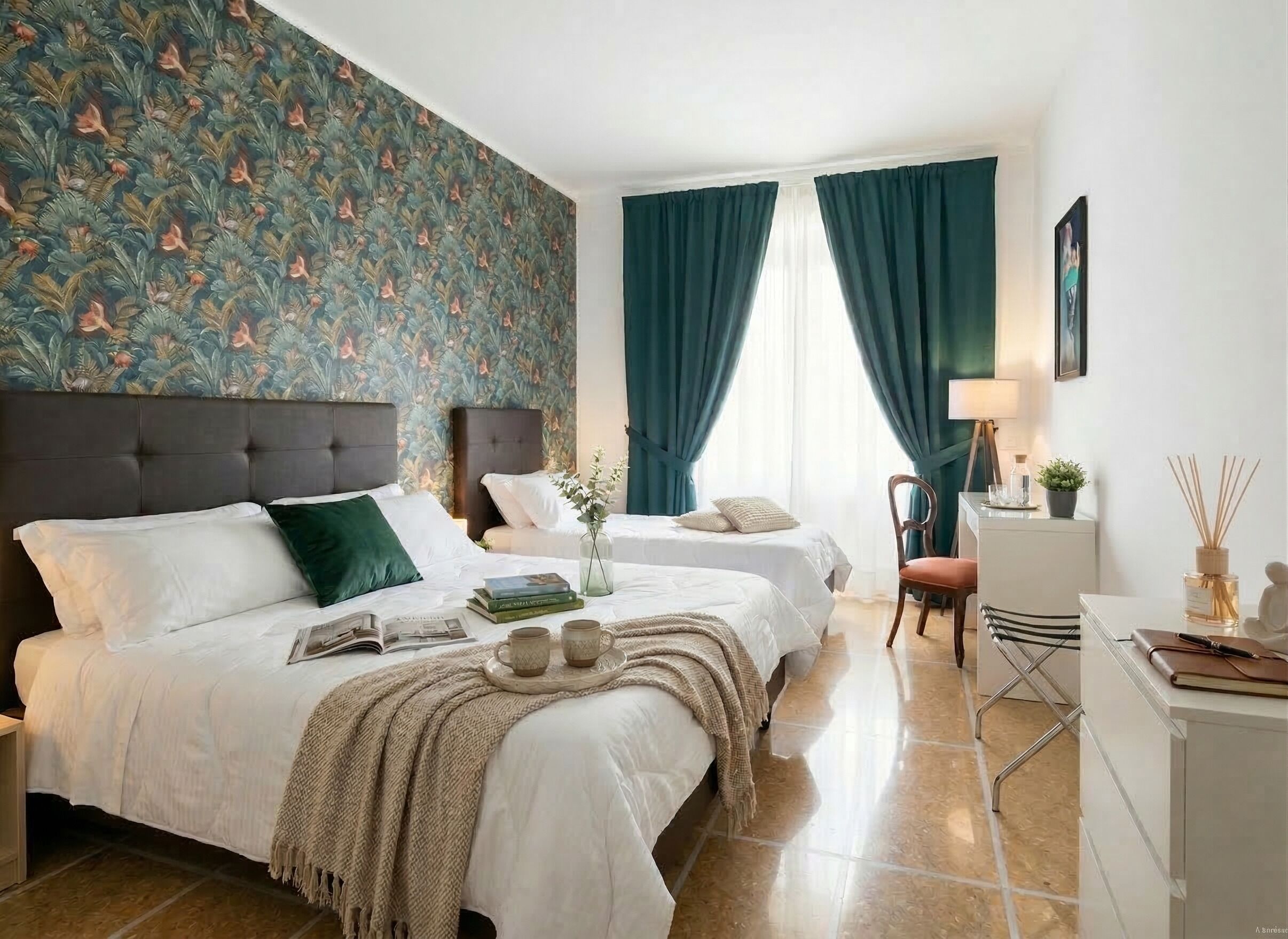 2 bedrooms, iron/ironing board, travel crib, WiFi