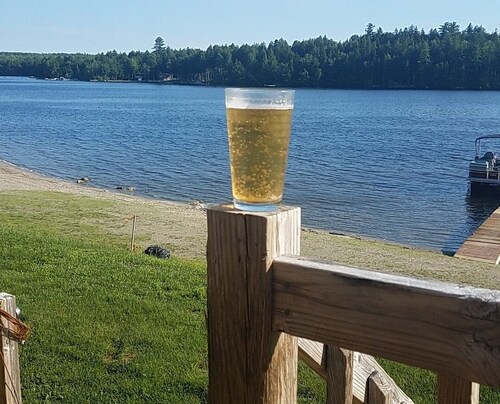 A beautiful two Bedroom house located on Green Lake in Maine.