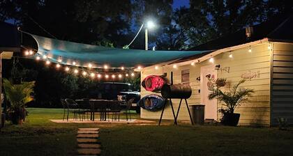 Quiet and relaxing come enjoy the river and coastal life at The Slippery Minnow.