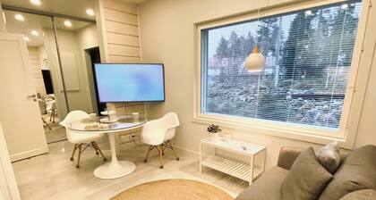 Ihana yhden makuuhuoneen asunto saunalla