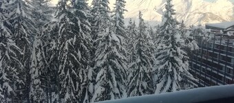 Les Arcs 1800: renovated T2 apartment, Bellecote residence at the foot of the slopes
