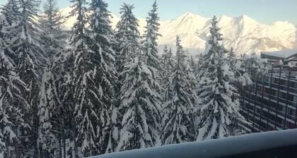 Les Arcs 1800 : appartement T2 rénové, résidence Bellecote au pied des pistes