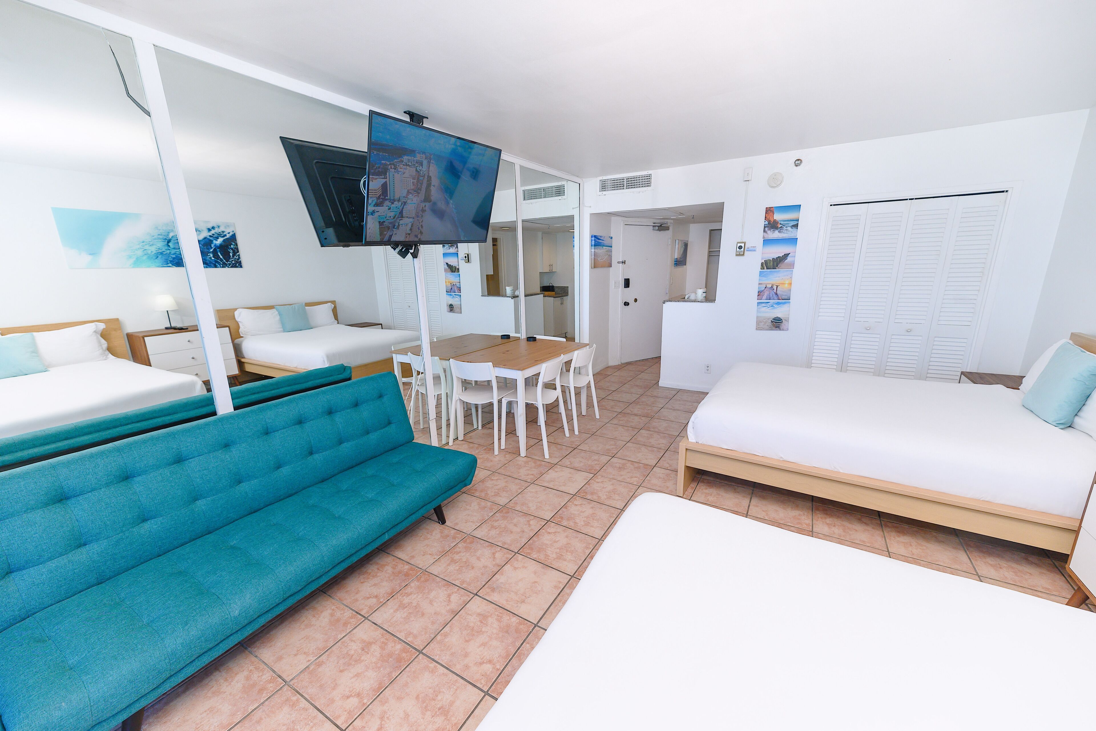 1 bedroom, individually furnished, desk, laptop workspace