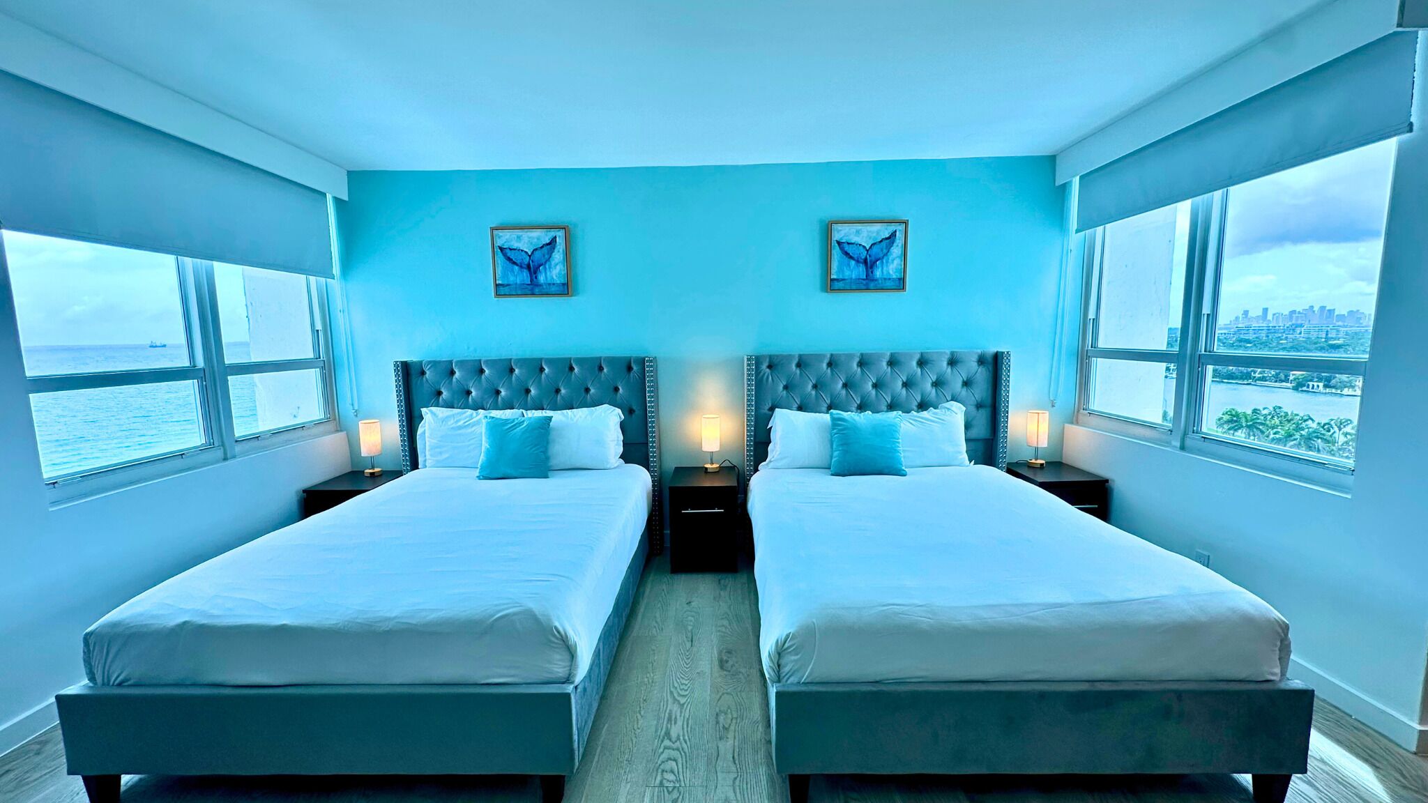 Estudio Confort, varias camas, acceso a la piscina, vistas al mar | Vistas desde la habitación