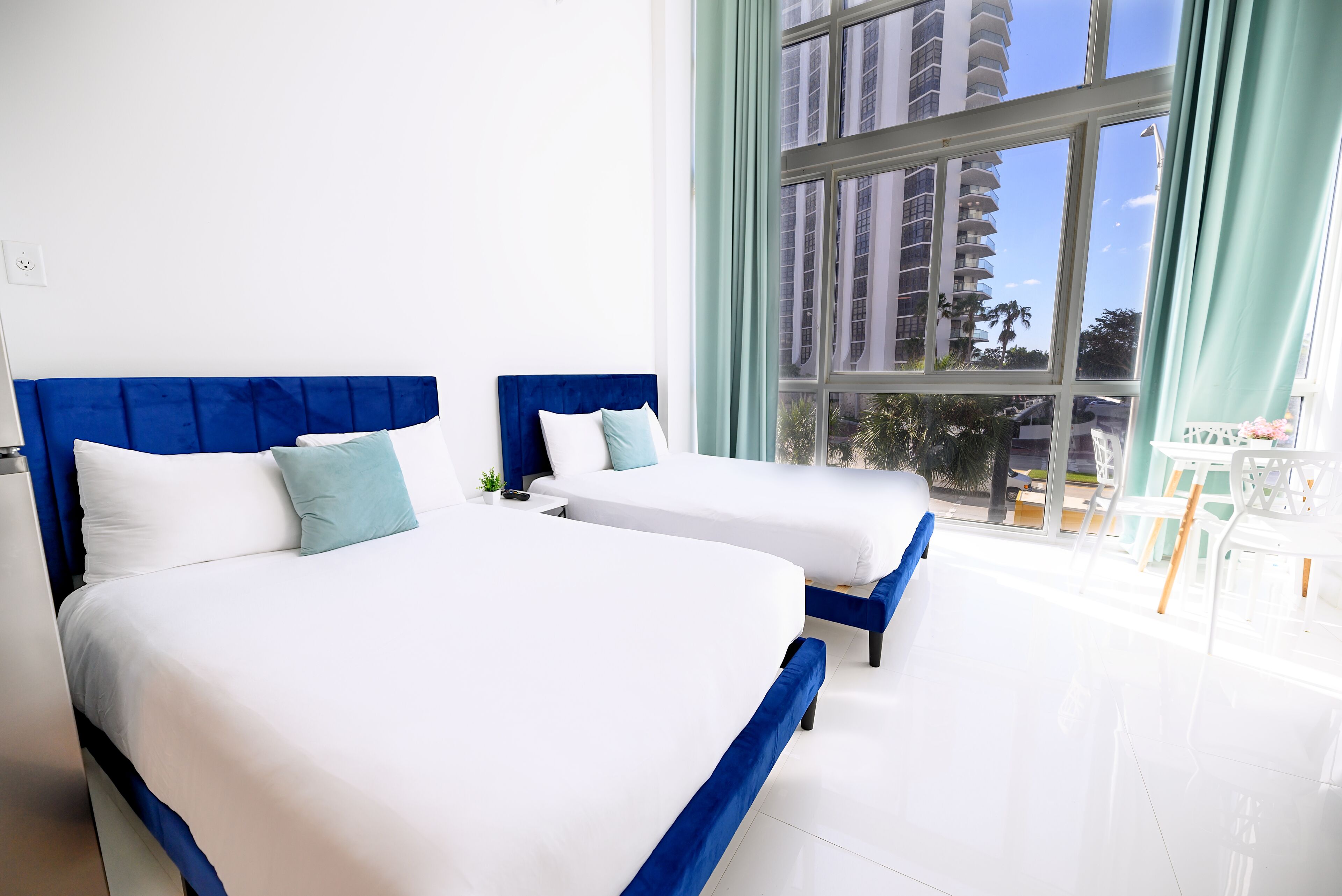 1 bedroom, individually furnished, desk, laptop workspace