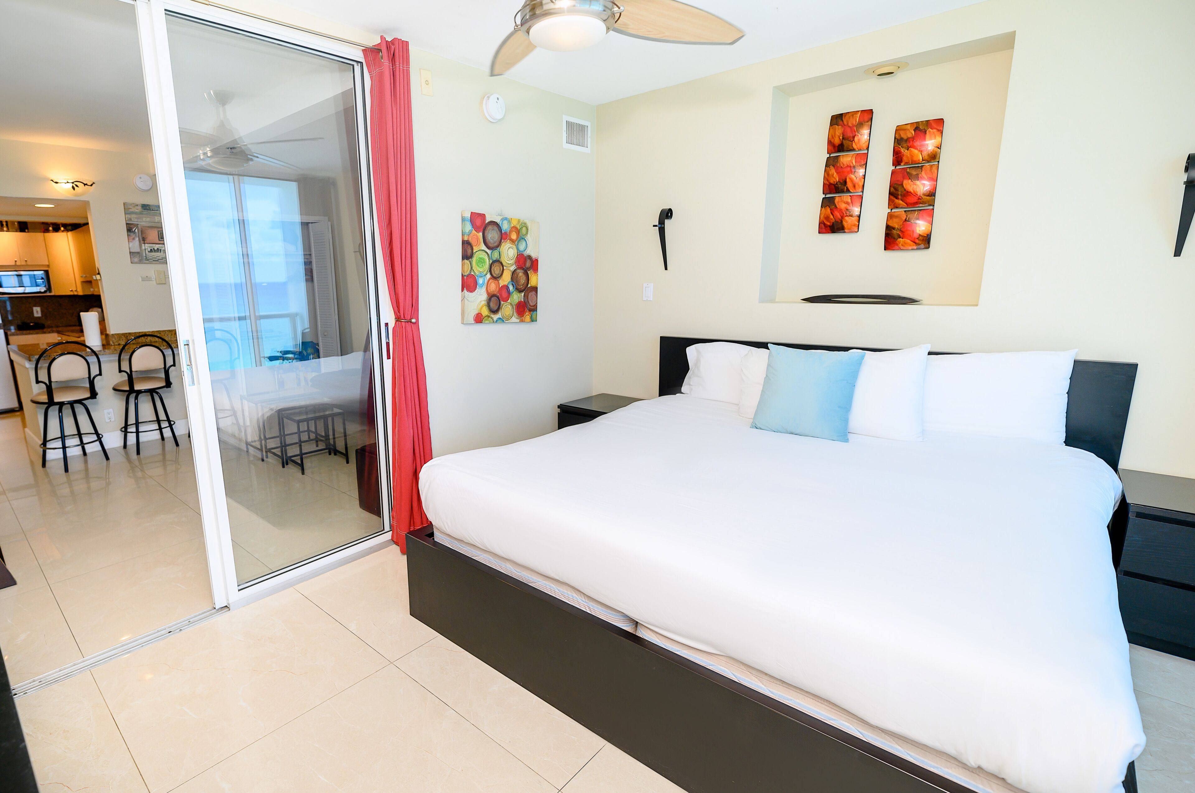 1 bedroom, individually furnished, desk, laptop workspace