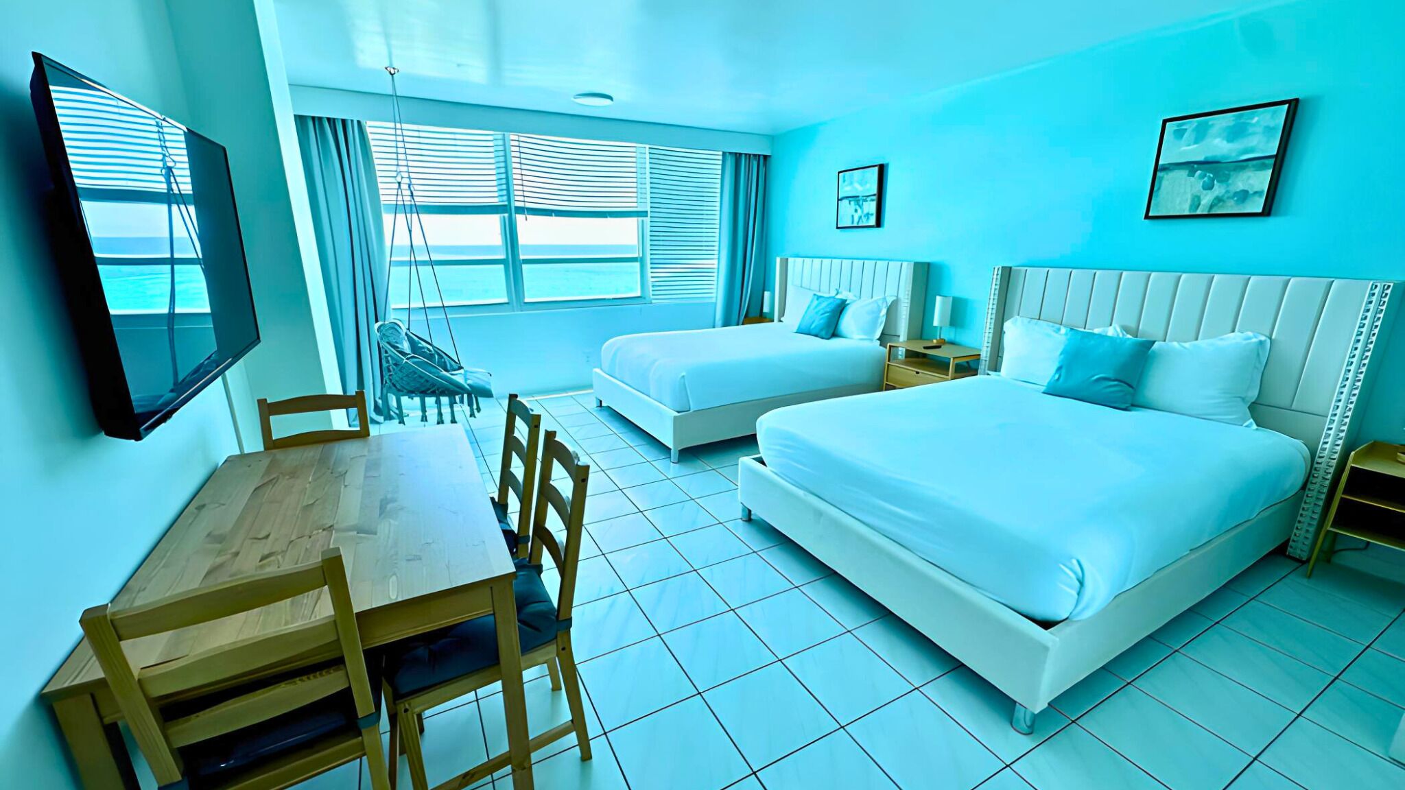 1 bedroom, individually furnished, desk, laptop workspace